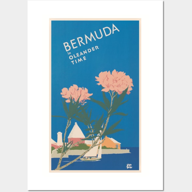 Bermuda travel poster Wall Art by WAITE-SMITH VINTAGE ART